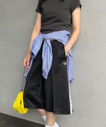 FRED PERRY | [FRED PERRY/フレッドペリー] トラックテープデザイン ワンポイントロゴ刺繍 ショートトラックパンツ(その他パンツ)