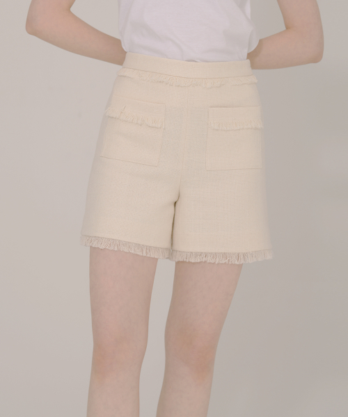 ICE GARDEN A.508(アイス ガーデン エイオーゴンパル)の「Fringe Detail Tweed Shorts(その他パンツ・レディース・その他・S/M)」の8枚目の写真