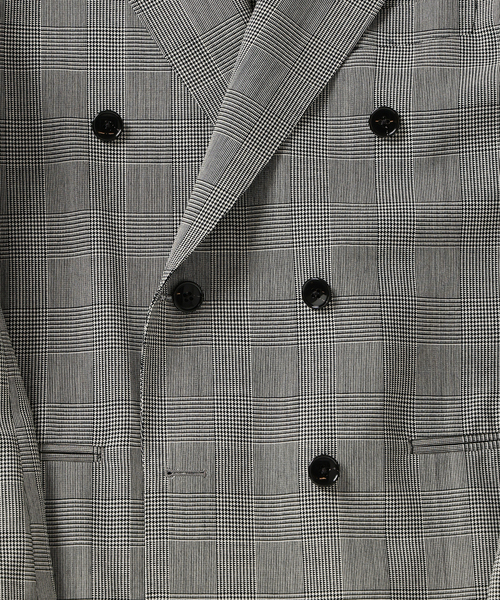 Couture d'adam（クチュールドアダム）の「COUTURE D’ADAM (クチュール ド アダム) 別注 Double JK Glencheck（テーラードジャケット・メンズ・グレー・42/40）」の16枚目の写真