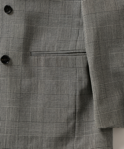 Couture d'adam（クチュールドアダム）の「COUTURE D’ADAM (クチュール ド アダム) 別注 Double JK Glencheck（テーラードジャケット・メンズ・グレー・42/40）」の17枚目の写真