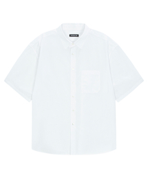 INTERSECTION（インターセッション）の「ペーパー ハーフ シャツ [ホワイト]（シャツ/ブラウス）」