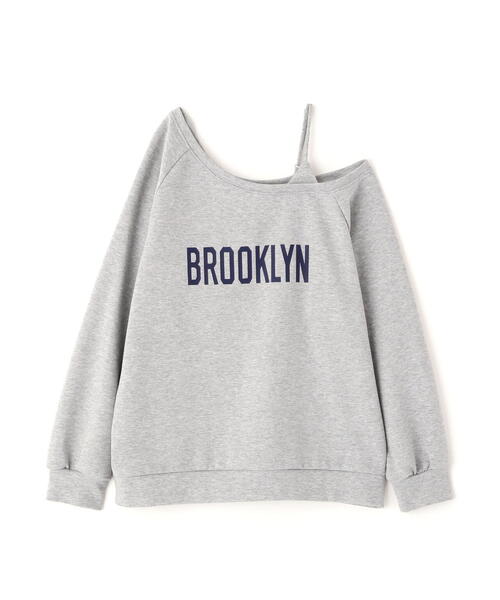 FREE'S MART(フリーズマート)の「◆ワンショルロゴプリントスウェット(スウェット・レディース・ネイビー/グレー/ホワイト・FREE)」の9枚目の写真