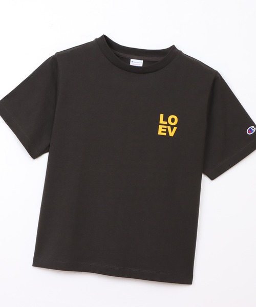 Champion(チャンピオン)の「【Champion/チャンピオン】レディース ショートスリーブTシャツ(Tシャツ/カットソー・レディース・ブルー/ブラック系その他/ホワイト/オートミール/スモークピンク/ライトグリーン系・MEDIUM/LARGE)」の20枚目の写真