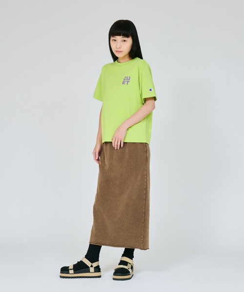 Champion(チャンピオン)の「【Champion/チャンピオン】レディース ショートスリーブTシャツ(Tシャツ/カットソー・レディース・ブルー/ブラック系その他/ホワイト/オートミール/スモークピンク/ライトグリーン系・MEDIUM/LARGE)」の9枚目の写真