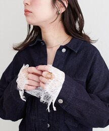 natural couture | 袖レース付きGジャン(デニムジャケット)