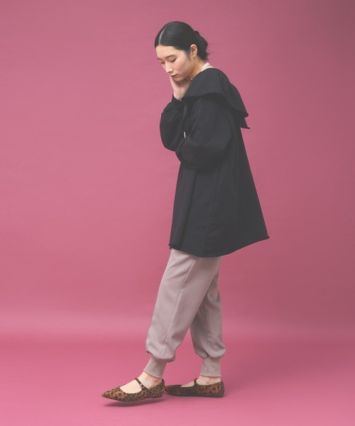 Kappa(カッパ)の「≪Kappa×and ST ウェルネスクラブ≫ダブルクロス ジョガーパンツ (ユニセックス)(その他パンツ・レディース・ブルー/ベージュ/ブラック・LARGE/MEDIUM/SMALL)」の15枚目の写真