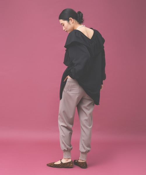 Kappa(カッパ)の「≪Kappa×and ST ウェルネスクラブ≫ダブルクロス ジョガーパンツ (ユニセックス)(その他パンツ・レディース・ブルー/ベージュ/ブラック・LARGE/MEDIUM/SMALL)」の16枚目の写真