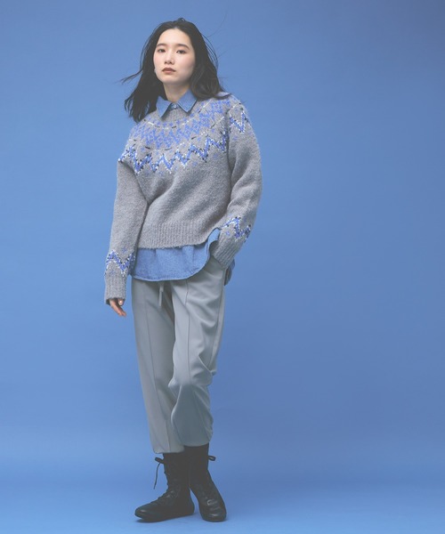 Kappa(カッパ)の「≪Kappa×and ST ウェルネスクラブ≫ダブルクロス ジョガーパンツ (ユニセックス)(その他パンツ・レディース・ブルー/ベージュ/ブラック・LARGE/MEDIUM/SMALL)」の22枚目の写真