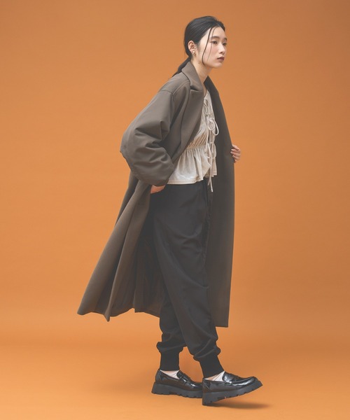 Kappa(カッパ)の「≪Kappa×and ST ウェルネスクラブ≫ダブルクロス ジョガーパンツ (ユニセックス)(その他パンツ・レディース・ブルー/ベージュ/ブラック・LARGE/MEDIUM/SMALL)」の11枚目の写真