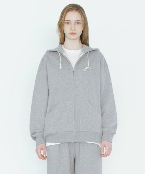Big Unionの「89LINE ZIP UP HOODIE / GREY(パーカー・レディース・その他・LARGE/MEDIUM/SMALL)」の4枚目の写真
