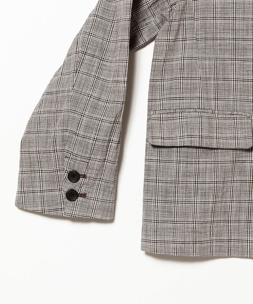 BEAMS BOY（ビームスボーイ）の「チェック ダブル ジャケット（テーラードジャケット・レディース・グレー/ブルー系その他・0/1）」の20枚目の写真