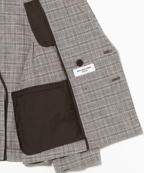 BEAMS BOY（ビームスボーイ）の「チェック ダブル ジャケット（テーラードジャケット・レディース・グレー/ブルー系その他・0/1）」の21枚目の写真