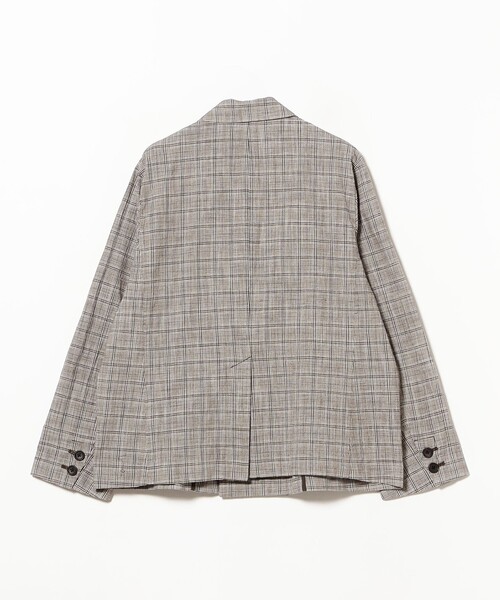BEAMS BOY（ビームスボーイ）の「チェック ダブル ジャケット（テーラードジャケット・レディース・グレー/ブルー系その他・0/1）」の22枚目の写真
