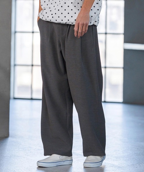 CAMBIO(カンビオ)の「mp14595- Super Stretch Wide Straight Pants ワイドストレートパンツ(S66426cmb)(その他パンツ・メンズ・キナリ/ブラック/チャコールグレー/ネイビー・S/M/L)」の18枚目の写真