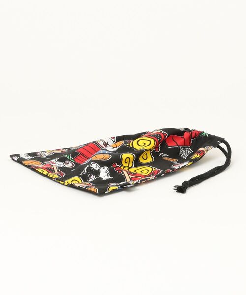 HYSTERIC MINI（ヒステリックミニ）の「HYSTERIC MINI HOOPS総柄 巾着（その他小物・キッズ・ホワイト系その他/レッド系その他/ブラック系その他・FREE）」の5枚目の写真