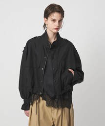 ASTRAET | ＜ASTRAET＞ツイル スタンドカラー ブルゾン(ブルゾン)