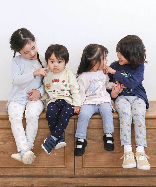 SLAP SLIP(スラップスリップ)の「【スララク/防汚加工/オーガニックコットン】前後フリーで時短!パパパッと穿ける前向きパンツ(80~120cm)(その他パンツ・キッズ・ブルー/ホワイト系その他2/グレー/グレー系その他/ブルー系その他2/ブラック/イエロー/ピンク・90cm/80cm/100cm/110cm/120cm)」の20枚目の写真