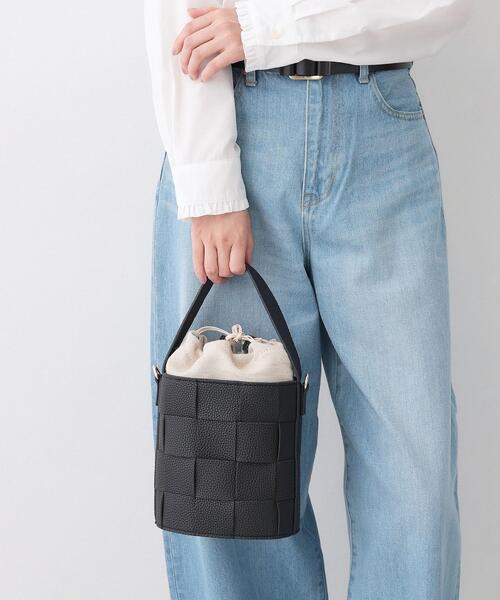 Dessin（デッサン）の「【新色追加/2WAY】メッシュシリーズバケツBAG（ショルダーバッグ・レディース・シルバー/サックスブルー/ブラック・00）」の4枚目の写真