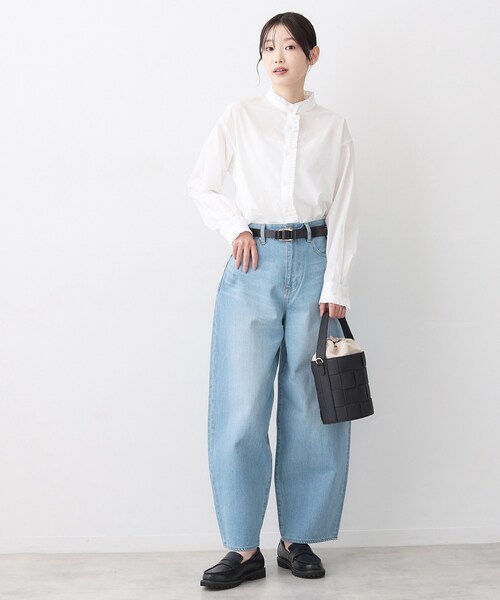 Dessin（デッサン）の「【新色追加/2WAY】メッシュシリーズバケツBAG（ショルダーバッグ・レディース・シルバー/サックスブルー/ブラック・00）」の5枚目の写真