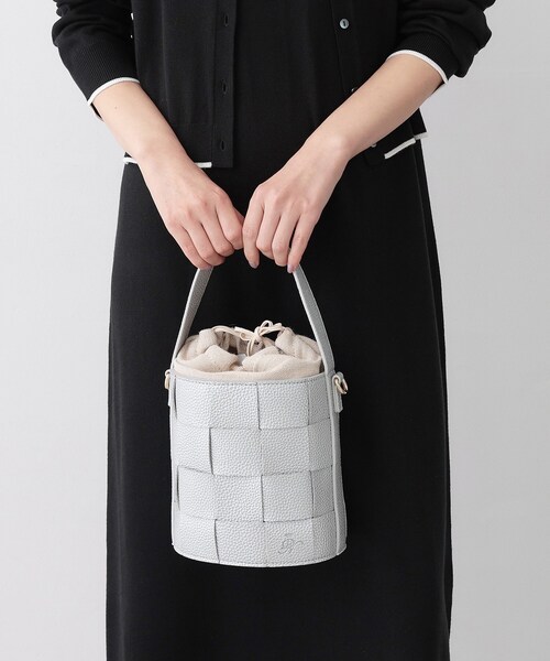 Dessin（デッサン）の「【新色追加/2WAY】メッシュシリーズバケツBAG（ショルダーバッグ・レディース・シルバー/サックスブルー/ブラック・00）」の8枚目の写真