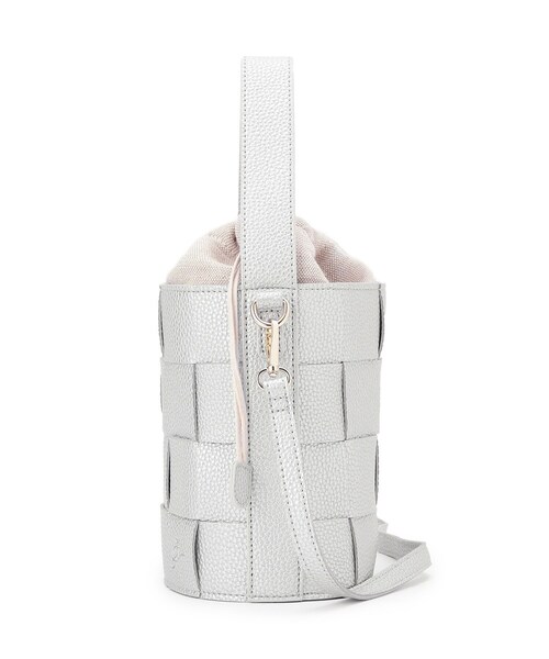 Dessin（デッサン）の「【新色追加/2WAY】メッシュシリーズバケツBAG（ショルダーバッグ・レディース・シルバー/サックスブルー/ブラック・00）」の13枚目の写真