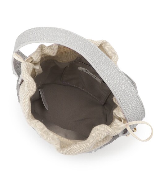 Dessin（デッサン）の「【新色追加/2WAY】メッシュシリーズバケツBAG（ショルダーバッグ・レディース・シルバー/サックスブルー/ブラック・00）」の16枚目の写真