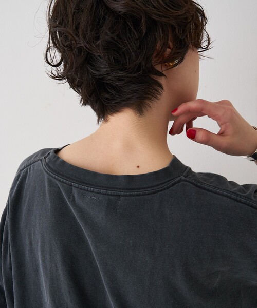 REMI RELIEF（レミレリーフ）の「【REMI RELIEF/レミレリーフ】別注 VANNES ロゴTEE/Tシャツ（Tシャツ/カットソー・レディース・ベージュ/アイボリー/ブラック・フリー）」の14枚目の写真