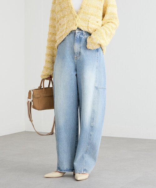 RIVE DROITE(リヴドロワ)の「【トレンド感ある着こなしに】ソフトバレルデニム(デニムパンツ・レディース・ブルー系その他・38/36)」の13枚目の写真