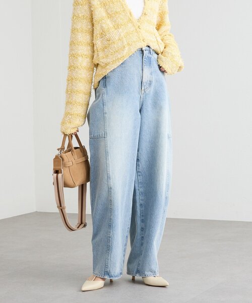 RIVE DROITE(リヴドロワ)の「【トレンド感ある着こなしに】ソフトバレルデニム(デニムパンツ・レディース・ブルー系その他・38/36)」の14枚目の写真