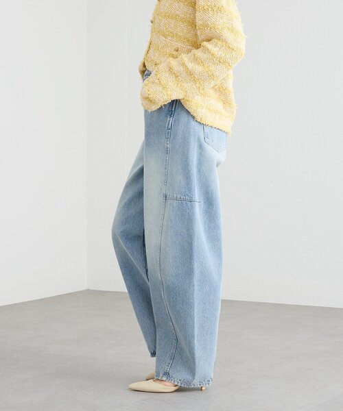 RIVE DROITE(リヴドロワ)の「【トレンド感ある着こなしに】ソフトバレルデニム(デニムパンツ・レディース・ブルー系その他・38/36)」の15枚目の写真