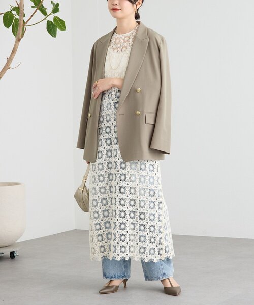 RIVE DROITE(リヴドロワ)の「【トレンド感ある着こなしに】ソフトバレルデニム(デニムパンツ・レディース・ブルー系その他・38/36)」の17枚目の写真