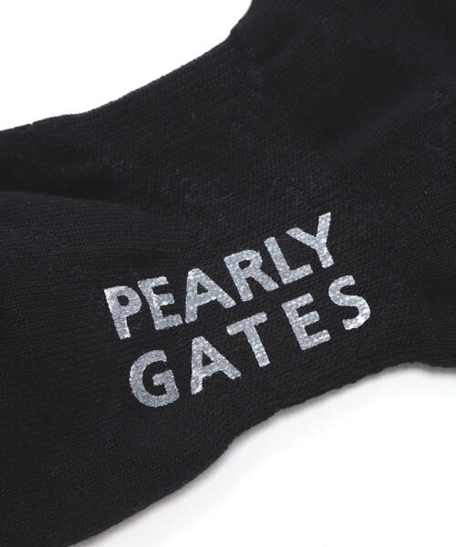 PEARLY GATES(パーリーゲイツ)の「【PEARLY GATES】ロゴアーガイル柄ショートSOX(ソックス/靴下・メンズ・ホワイト/ネイビー/ピンク系その他・FREE)」の6枚目の写真