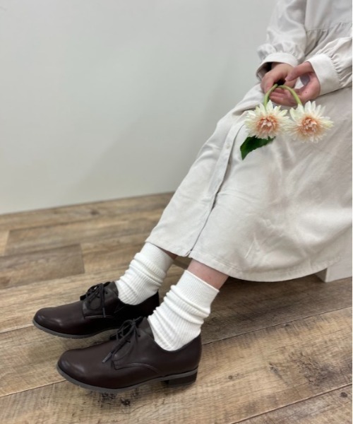 Parade(パレード)の「【防水・防滑】レースアップオックスフォード ZNP8800(ドレスシューズ・レディース・ブラック/ダークブラウン・S/M/L/LL)」の2枚目の写真