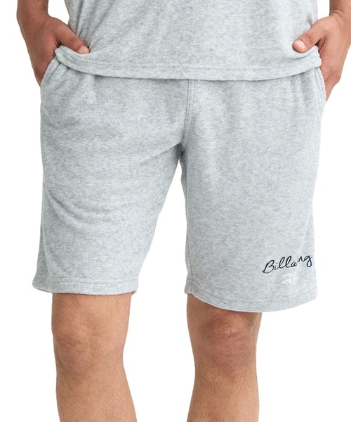 BILLABONG（ビラボン）の「BILLABONG/ビラボン ハーフパンツ ショートパンツ パイル生地 セットアップ対応 BG011603（その他パンツ・メンズ・ライトブルー/ブラック/ヘザーグレー・L/M）」の2枚目の写真