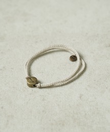 THE MILES（ザ マイルズ）の「"03"編み込み コットン アンクレット（アンクレット）」