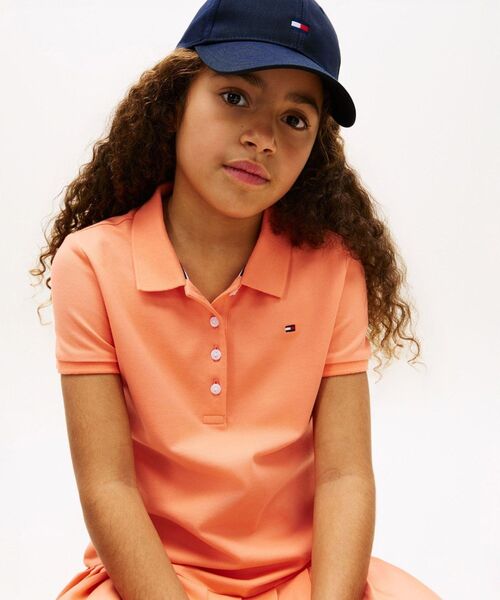 TOMMY HILFIGER（トミーヒルフィガー）の「KIDS スモールフラッグキャップ（キャップ・キッズ・ネイビー/ブルー・L-XL/S-M）」の9枚目の写真