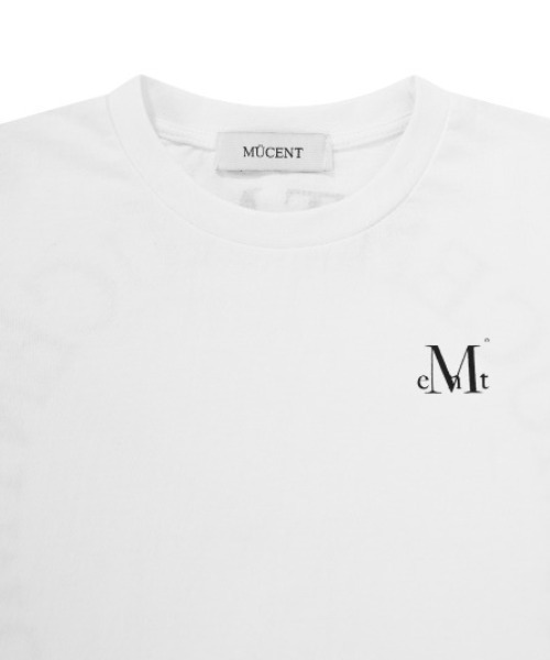 MUCENT(ムセント)の「◇MUCENT◇ブランド直輸入正規品/MUCENT SIGNATURE BACK LOGO CROP T シグニチャーバックラウンド円形ロゴクロップ半袖Tシャツ(Tシャツ/カットソー・レディース・ホワイト・S)」の13枚目の写真