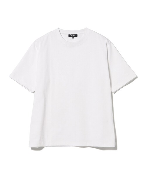 BEAMS HEART(ビームスハート)の「綿ライク ポリエステル ショートスリーブ Tシャツ(吸水速乾・UVカット)(Tシャツ/カットソー・メンズ・ブラウン/ブラック/ホワイト・S/M/L/XL)」の2枚目の写真