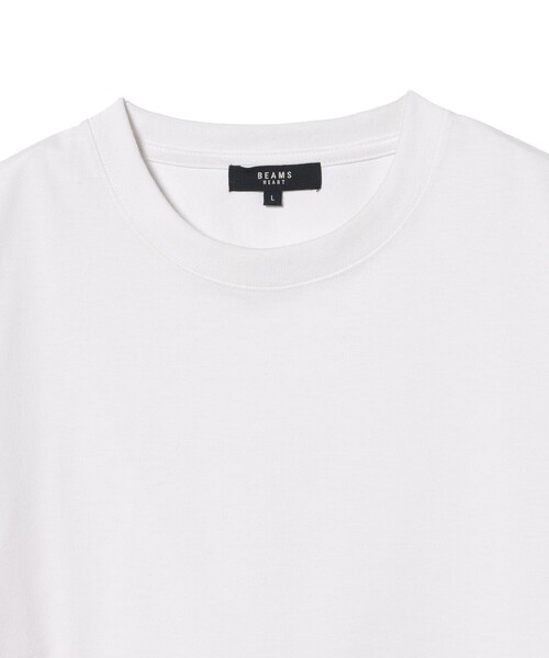 BEAMS HEART(ビームスハート)の「綿ライク ポリエステル ショートスリーブ Tシャツ(吸水速乾・UVカット)(Tシャツ/カットソー・メンズ・ブラウン/ブラック/ホワイト・S/M/L/XL)」の11枚目の写真