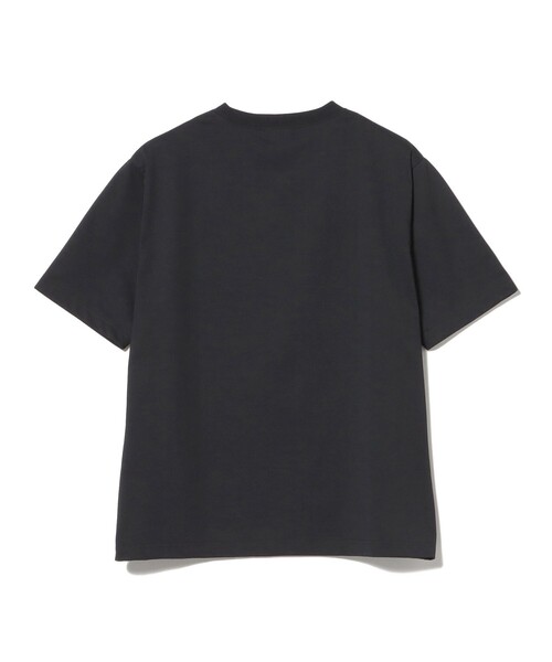 BEAMS HEART(ビームスハート)の「綿ライク ポリエステル ショートスリーブ Tシャツ(吸水速乾・UVカット)(Tシャツ/カットソー・メンズ・ブラウン/ブラック/ホワイト・S/M/L/XL)」の4枚目の写真
