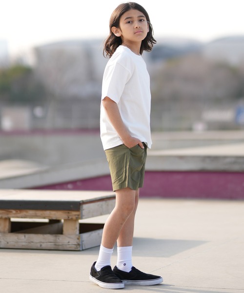 Hurley （ハーレー）の「Hurley/ハーレー キッズ 半袖 Tシャツ バックプリント オーバーサイズ BCSS261001（Tシャツ/カットソー・キッズ・ホワイト/グレイッシュブルー/ブラック・160cm/150cm/130cm/140cm）」の10枚目の写真