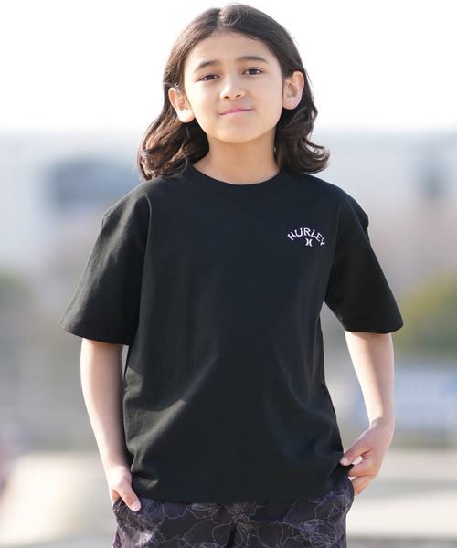 Hurley （ハーレー）の「Hurley/ハーレー キッズ 半袖 Tシャツ バックプリント オーバーサイズ BCSS261001（Tシャツ/カットソー・キッズ・ホワイト/グレイッシュブルー/ブラック・160cm/150cm/130cm/140cm）」の11枚目の写真