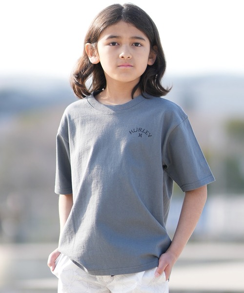 Hurley （ハーレー）の「Hurley/ハーレー キッズ 半袖 Tシャツ バックプリント オーバーサイズ BCSS261001（Tシャツ/カットソー・キッズ・ホワイト/グレイッシュブルー/ブラック・160cm/150cm/130cm/140cm）」の17枚目の写真