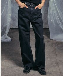PULP/417EDIFICE | NO MAINTENANCE / ノーメンテナンス BAGGY DENIM WAXED BLACK(デニムパンツ)