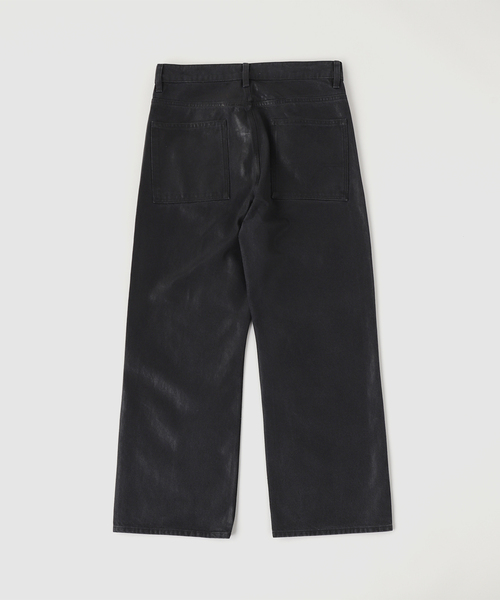 PULP/417EDIFICE(パルプフォーワンセブンエディフィス)の「NO MAINTENANCE / ノーメンテナンス BAGGY DENIM WAXED BLACK(デニムパンツ・メンズ・ブラック・32/30)」の3枚目の写真