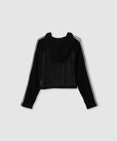 RICH MIX（リッチミックス）の「RICHMIX　Wジップ メッシュパーカー＆タンクトップ アンサンブル（アンサンブル・キッズ・ブラック/オフホワイト・140cm/150cm/160cm）」の9枚目の写真