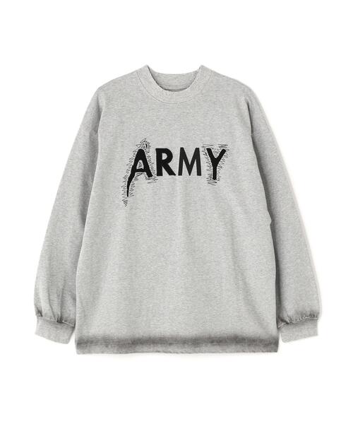 DANKE SCHON(ダンケシェーン)の「【WEB&DEPOT限定】DankeSchon/ダンケシェーン/ARMY CREWNECK(スウェット・メンズ・グレー・S/M/L)」の4枚目の写真