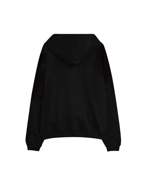 DEFGARMENTS（デフグラメンツ）の「PAINTING BLUSHED HOOD ZIP UP [BLACK]（パーカー・レディース・その他・SMALL/LARGE）」の2枚目の写真