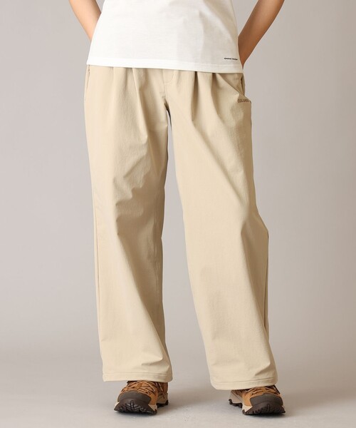 Columbia（コロンビア）の「撥水 UVカット ストレッチ ワイドパンツ ／Columbia ウィメンズ ヤマジェニックワイドパンツ／コロンビア（その他パンツ・レディース・ブラック/ベージュ/グレー/ピンク・L/S/XL/M）」の4枚目の写真
