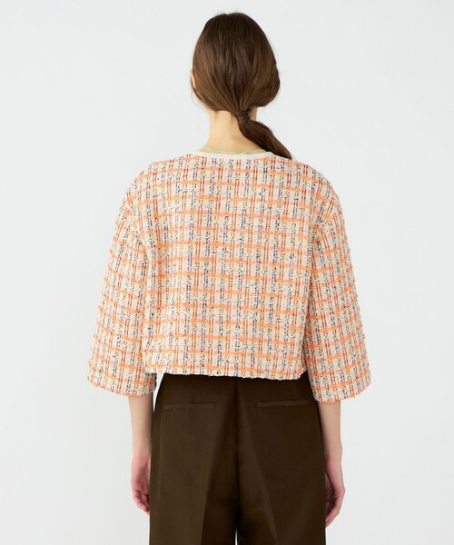 BALLSEY(ボールジィ)の「Orangette ショートジャケット(ノーカラージャケット・レディース・オレンジ系その他・36)」の6枚目の写真